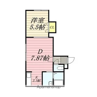 カーサシエナ【202号室】の間取り