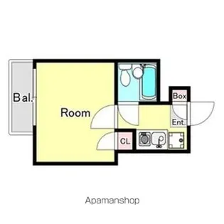 ガーデンスクエア国立【3階】の間取り