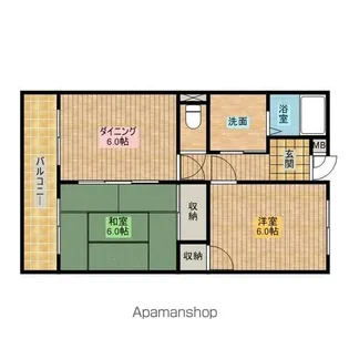 東海ホーム鴨江【1階】の間取り