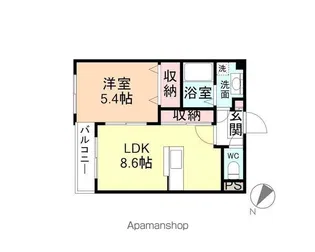 ラピスラズリⅦ【1階】の間取り