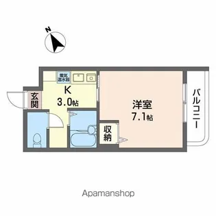 インカム21【3階】の間取り