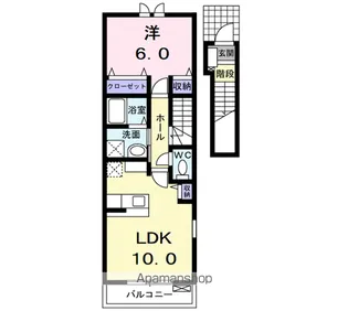 コルド・アン【2階】の間取り