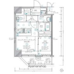 ディアレイシャス東別院Ⅳ【3階】の間取り