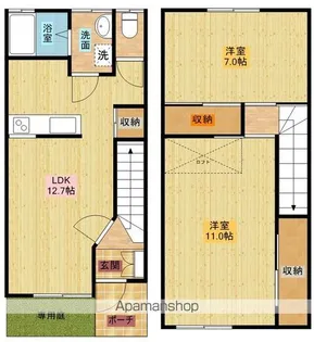 メゾンウィステリア【C号室】の間取り