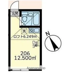 ユナイト白幡チョコミントパフェ【2階】の間取り