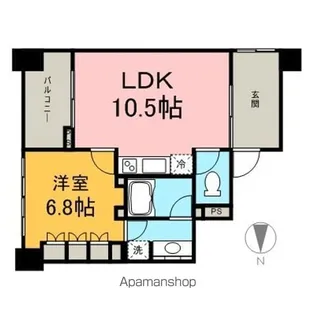 IZUMI Ⅰ【10階】の間取り