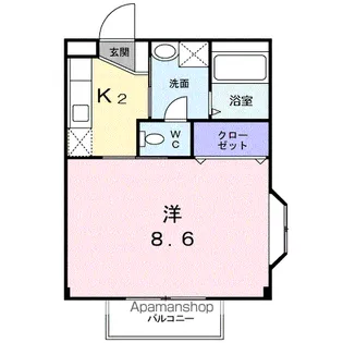 サニー徳重【2階】の間取り