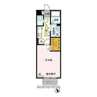 ボン・ヴォヤージュ A【1階】の間取り
