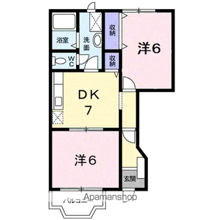 シャルマン アンブレーム【1階】の間取り