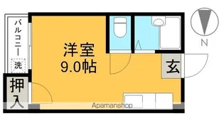 コーポ朝日【3階】の間取り