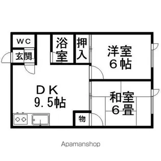 インテリアショップさとう2F【2階】の間取り