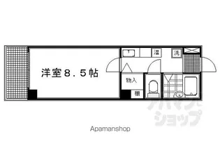 エスポワール聚楽【702号室】の間取り