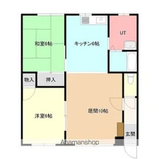 土本マンションB【202号室】の間取り