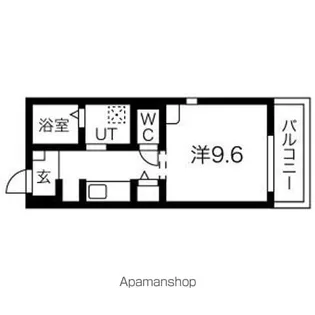CHALIAPIN(シャリアピン)長町南【3階】の間取り