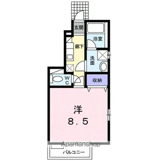 アデレード【1階】の間取り