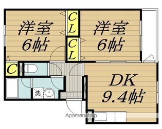 パルティール・アイ【104号室】の間取り