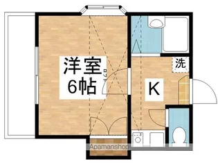 レオパレス新潟第1【2階】の間取り