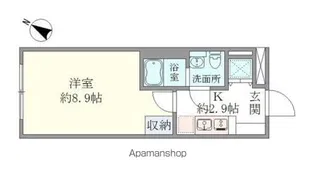 HTピア赤坂【5階】の間取り