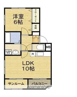 リジェール【105号室】の間取り