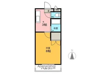 ピセスベルデ茂福【1階】の間取り