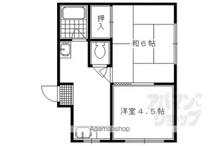 コーポさかき【502号室】の間取り