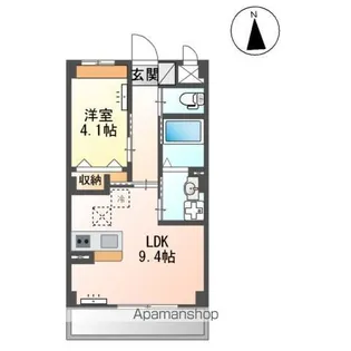 メゾン ルミエール【1階】の間取り
