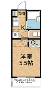 メープル大泉学園D【204号室】の間取り