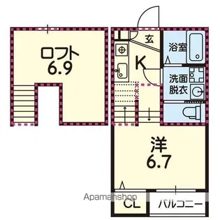 ステラ熊本駅南【1階】の間取り