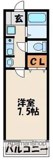 セリバテール新宮A【1階】の間取り