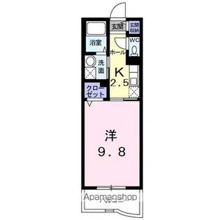 ボヌール【3階】の間取り