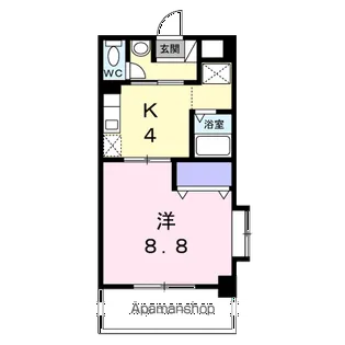 メルヴェーユ45【4階】の間取り
