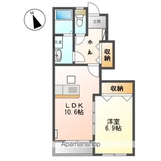愛知県瀬戸市坊金町【アパート】の間取り