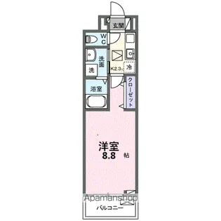 ラ・トゥール湘南Ⅱ【2階】の間取り