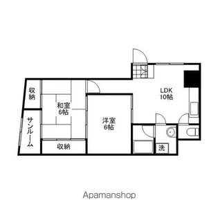 坪井ビル【401号室号室】の間取り
