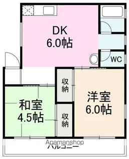 明光マンション【302号室】の間取り