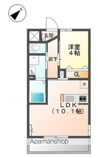 レイク フォレスト【1階】の間取り