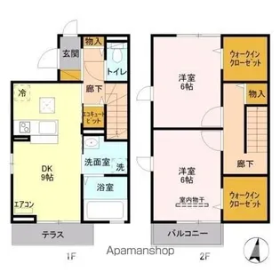 ウィット吉川 A【1階】の間取り