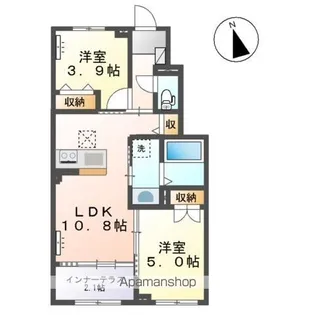 コンフォースS【1階】の間取り