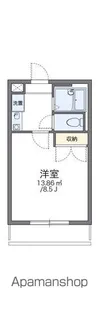 レオパレスオチュール【2階】の間取り