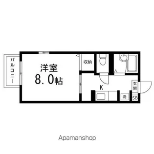 マーヴェラス・Y【206号室】の間取り