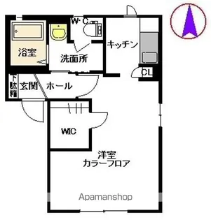 ラビアンローズⅢ B棟【1階】の間取り