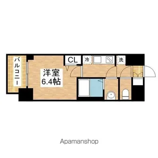 プレサンス吹上駅前エテルノ【8階】の間取り