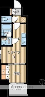 プライマル西蒲田【6階】の間取り
