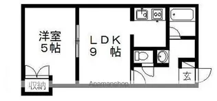 アメニティパーク文京台【305号室】の間取り
