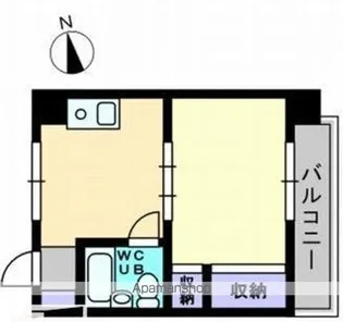 ホワイトマンション【2階】の間取り