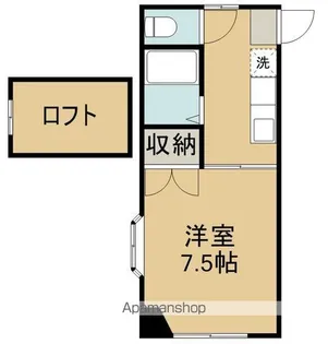 ホワイトキャッスル23番館【2階】の間取り