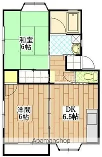 メゾンタキグチ【2階】の間取り