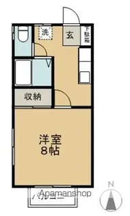 コーポ萩【103号室】の間取り