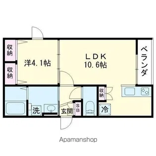 FAVORITOⅢ【2階】の間取り