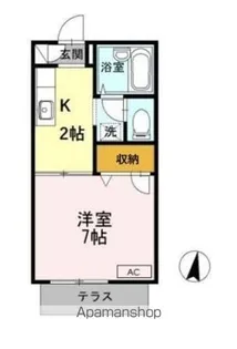 エーデルハイム Ⅰ【1階】の間取り